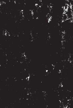 Grunge siyah ve beyaz kentsel vektör doku şablon. Karanlık dağınık toz sıkıntı arka plan kaplaması. Gürültü ve tahıl ile soyut noktalı, çizik, Vintage efekti oluşturmak kolay. Yaşlanma tasarım öğesi