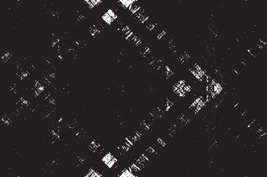 Grunge siyah ve beyaz kentsel vektör doku şablon. Karanlık dağınık toz sıkıntı arka plan kaplaması. Gürültü ve tahıl ile soyut noktalı, çizik, Vintage efekti oluşturmak kolay. Yaşlanma tasarım öğesi