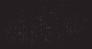 Grunge siyah ve beyaz kentsel vektör doku şablon. Karanlık dağınık toz sıkıntı arka plan kaplaması. Gürültü ve tahıl ile soyut noktalı, çizik, Vintage efekti oluşturmak kolay. Yaşlanma tasarım öğesi