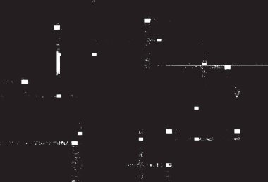 Grunge siyah ve beyaz kentsel vektör doku şablon. Karanlık dağınık toz sıkıntı arka plan kaplaması. Gürültü ve tahıl ile soyut noktalı, çizik, Vintage efekti oluşturmak kolay. Yaşlanma tasarım öğesi