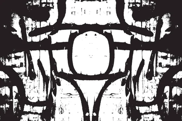 Чорно Біла Гранжева Текстура Віньєтки — стоковий вектор