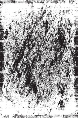 Grunge siyah ve beyaz kentsel vektör doku şablon. Karanlık dağınık toz sıkıntı arka plan kaplaması. Gürültü ve tahıl ile soyut noktalı, çizik, Vintage efekti oluşturmak kolay. Yaşlanma tasarım öğesi