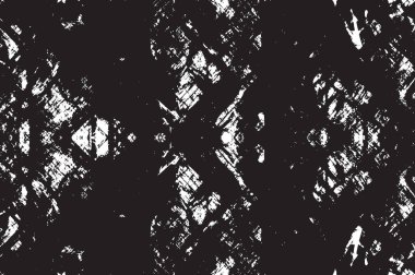 Grunge siyah ve beyaz kentsel vektör doku şablon. Karanlık dağınık toz sıkıntı arka plan kaplaması. Gürültü ve tahıl ile soyut noktalı, çizik, Vintage efekti oluşturmak kolay. Yaşlanma tasarım öğesi