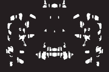 Grunge siyah ve beyaz kentsel vektör doku şablon. Karanlık dağınık toz sıkıntı arka plan kaplaması. Gürültü ve tahıl ile soyut noktalı, çizik, Vintage efekti oluşturmak kolay. Yaşlanma tasarım öğesi