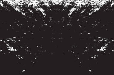 Grunge siyah ve beyaz kentsel vektör doku şablon. Karanlık dağınık toz sıkıntı arka plan kaplaması. Gürültü ve tahıl ile soyut noktalı, çizik, Vintage efekti oluşturmak kolay. Yaşlanma tasarım öğesi