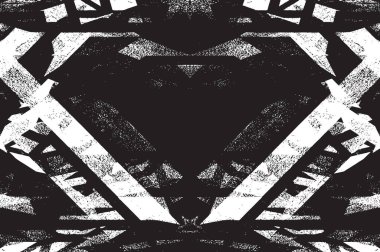 Grunge siyah ve beyaz kentsel vektör doku şablon. Karanlık dağınık toz sıkıntı arka plan kaplaması. Gürültü ve tahıl ile soyut noktalı, çizik, Vintage efekti oluşturmak kolay. Yaşlanma tasarım öğesi