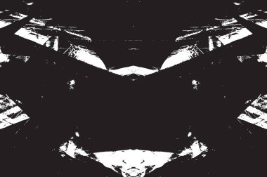 Grunge siyah ve beyaz kentsel vektör doku şablon. Karanlık dağınık toz sıkıntı arka plan kaplaması. Gürültü ve tahıl ile soyut noktalı, çizik, Vintage efekti oluşturmak kolay. Yaşlanma tasarım öğesi