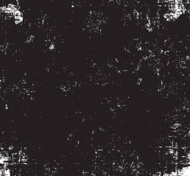 Grunge siyah ve beyaz kentsel vektör doku şablon. Karanlık dağınık toz sıkıntı arka plan kaplaması. Gürültü ve tahıl ile soyut noktalı, çizik, Vintage efekti oluşturmak kolay. Yaşlanma tasarım öğesi