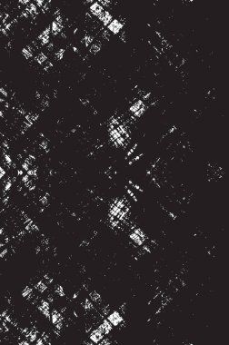 Grunge siyah ve beyaz kentsel vektör doku şablon. Karanlık dağınık toz sıkıntı arka plan kaplaması. Gürültü ve tahıl ile soyut noktalı, çizik, Vintage efekti oluşturmak kolay. Yaşlanma tasarım öğesi