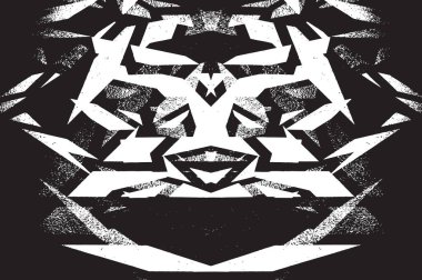 Grunge siyah ve beyaz kentsel vektör doku şablon. Karanlık dağınık toz sıkıntı arka plan kaplaması. Gürültü ve tahıl ile soyut noktalı, çizik, Vintage efekti oluşturmak kolay. Yaşlanma tasarım öğesi