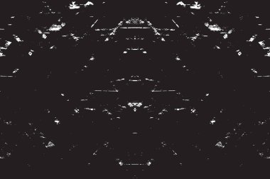 Grunge siyah ve beyaz kentsel vektör doku şablon. Karanlık dağınık toz sıkıntı arka plan kaplaması. Gürültü ve tahıl ile soyut noktalı, çizik, Vintage efekti oluşturmak kolay. Yaşlanma tasarım öğesi