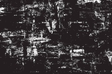 Grunge siyah ve beyaz kentsel vektör doku şablon. Karanlık dağınık toz sıkıntı arka plan kaplaması. Gürültü ve tahıl ile soyut noktalı, çizik, Vintage efekti oluşturmak kolay. Yaşlanma tasarım öğesi