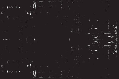 Grunge siyah ve beyaz kentsel vektör doku şablon. Karanlık dağınık toz sıkıntı arka plan kaplaması. Gürültü ve tahıl ile soyut noktalı, çizik, Vintage efekti oluşturmak kolay. Yaşlanma tasarım öğesi