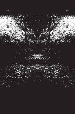 Grunge siyah ve beyaz kentsel vektör doku şablon. Karanlık dağınık toz sıkıntı arka plan kaplaması. Gürültü ve tahıl ile soyut noktalı, çizik, Vintage efekti oluşturmak kolay. Yaşlanma tasarım öğesi