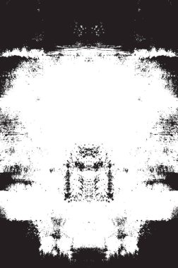 Grunge siyah ve beyaz kentsel vektör doku şablon. Karanlık dağınık toz sıkıntı arka plan kaplaması. Gürültü ve tahıl ile soyut noktalı, çizik, Vintage efekti oluşturmak kolay. Yaşlanma tasarım öğesi