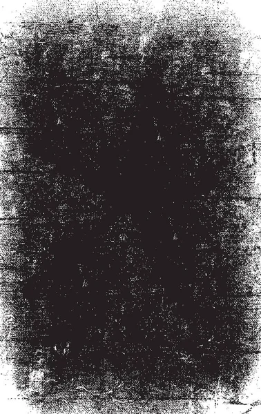 Grunge Black White Urban Vector Texture Template Sovrapposizione Polvere Disordinata — Vettoriale Stock