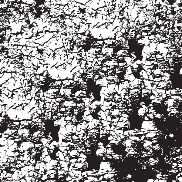 金属の背景に隠れての錆のひびの入ったペイントオールドのグランジ テクスチャ — ストックベクタ