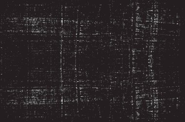 Grunge siyah ve beyaz kentsel vektör doku şablon. Karanlık dağınık toz sıkıntı arka plan kaplaması. Gürültü ve tahıl ile soyut noktalı, çizik, Vintage efekti oluşturmak kolay. Yaşlanma tasarım öğesi