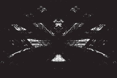 Grunge siyah ve beyaz kentsel vektör doku şablon. Karanlık dağınık toz sıkıntı arka plan kaplaması. Gürültü ve tahıl ile soyut noktalı, çizik, Vintage efekti oluşturmak kolay. Yaşlanma tasarım öğesi