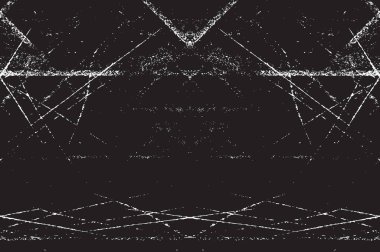 Grunge siyah ve beyaz kentsel vektör doku şablon. Karanlık dağınık toz sıkıntı arka plan kaplaması. Gürültü ve tahıl ile soyut noktalı, çizik, Vintage efekti oluşturmak kolay. Yaşlanma tasarım öğesi