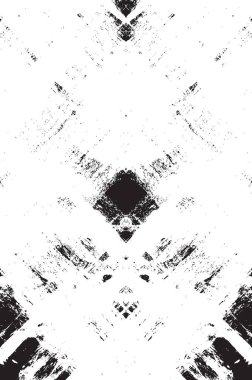 Grunge siyah ve beyaz kentsel vektör doku şablon. Karanlık dağınık toz sıkıntı arka plan kaplaması. Gürültü ve tahıl ile soyut noktalı, çizik, Vintage efekti oluşturmak kolay. Yaşlanma tasarım öğesi