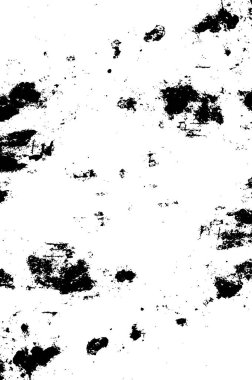 Grunge siyah ve beyaz kentsel vektör doku şablon. Karanlık dağınık toz sıkıntı arka plan kaplaması. Gürültü ve tahıl ile soyut noktalı, çizik, Vintage efekti oluşturmak kolay. Yaşlanma tasarım öğesi