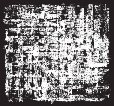 Grunge siyah ve beyaz kentsel vektör doku şablon. Karanlık dağınık toz sıkıntı arka plan kaplaması. Gürültü ve tahıl ile soyut noktalı, çizik, Vintage efekti oluşturmak kolay. Yaşlanma tasarım öğesi