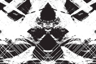 Grunge siyah ve beyaz kentsel vektör doku şablon. Karanlık dağınık toz sıkıntı arka plan kaplaması. Gürültü ve tahıl ile soyut noktalı, çizik, Vintage efekti oluşturmak kolay. Yaşlanma tasarım öğesi