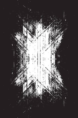 Grunge siyah ve beyaz kentsel vektör doku şablon. Karanlık dağınık toz sıkıntı arka plan kaplaması. Gürültü ve tahıl ile soyut noktalı, çizik, Vintage efekti oluşturmak kolay. Yaşlanma tasarım öğesi