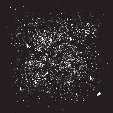 Grunge siyah ve beyaz kentsel vektör doku şablon. Karanlık dağınık toz sıkıntı arka plan kaplaması. Gürültü ve tahıl ile soyut noktalı, çizik, Vintage efekti oluşturmak kolay. Yaşlanma tasarım öğesi