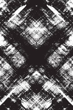 Grunge siyah ve beyaz kentsel vektör doku şablon. Karanlık dağınık toz sıkıntı arka plan kaplaması. Gürültü ve tahıl ile soyut noktalı, çizik, Vintage efekti oluşturmak kolay. Yaşlanma tasarım öğesi