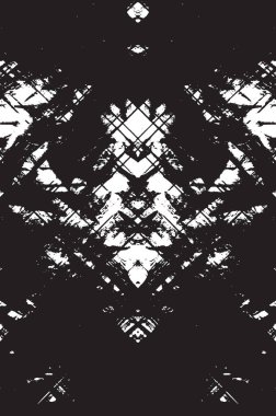 Grunge siyah ve beyaz kentsel vektör doku şablon. Karanlık dağınık toz sıkıntı arka plan kaplaması. Gürültü ve tahıl ile soyut noktalı, çizik, Vintage efekti oluşturmak kolay. Yaşlanma tasarım öğesi