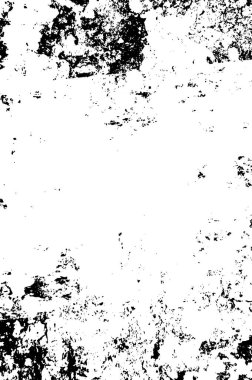 Grunge siyah ve beyaz kentsel vektör doku şablon. Karanlık dağınık toz sıkıntı arka plan kaplaması. Gürültü ve tahıl ile soyut noktalı, çizik, Vintage efekti oluşturmak kolay. Yaşlanma tasarım öğesi