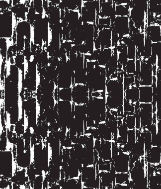 Grunge siyah ve beyaz kentsel vektör doku şablon. Karanlık dağınık toz sıkıntı arka plan kaplaması. Gürültü ve tahıl ile soyut noktalı, çizik, Vintage efekti oluşturmak kolay. Yaşlanma tasarım öğesi