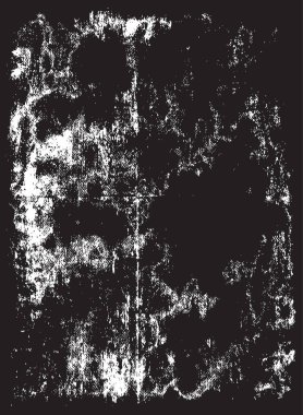Grunge siyah ve beyaz kentsel vektör doku şablon. Karanlık dağınık toz sıkıntı arka plan kaplaması. Gürültü ve tahıl ile soyut noktalı, çizik, Vintage efekti oluşturmak kolay. Yaşlanma tasarım öğesi