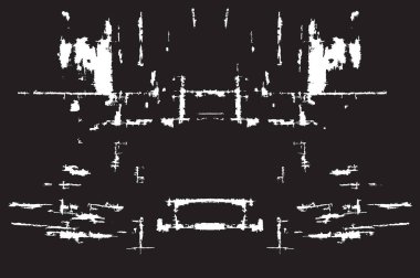 Grunge siyah ve beyaz kentsel vektör doku şablon. Karanlık dağınık toz sıkıntı arka plan kaplaması. Gürültü ve tahıl ile soyut noktalı, çizik, Vintage efekti oluşturmak kolay. Yaşlanma tasarım öğesi