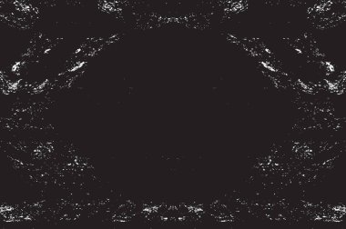 Grunge siyah ve beyaz kentsel vektör doku şablon. Karanlık dağınık toz sıkıntı arka plan kaplaması. Gürültü ve tahıl ile soyut noktalı, çizik, Vintage efekti oluşturmak kolay. Yaşlanma tasarım öğesi