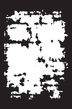 Grunge siyah ve beyaz kentsel vektör doku şablon. Karanlık dağınık toz sıkıntı arka plan kaplaması. Gürültü ve tahıl ile soyut noktalı, çizik, Vintage efekti oluşturmak kolay. Yaşlanma tasarım öğesi