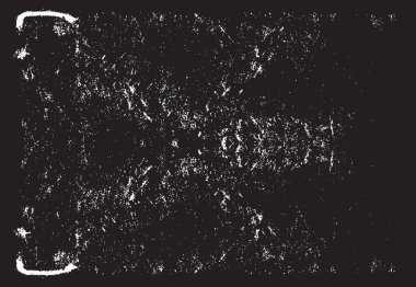 Grunge siyah ve beyaz kentsel vektör doku şablon. Karanlık dağınık toz sıkıntı arka plan kaplaması. Gürültü ve tahıl ile soyut noktalı, çizik, Vintage efekti oluşturmak kolay. Yaşlanma tasarım öğesi