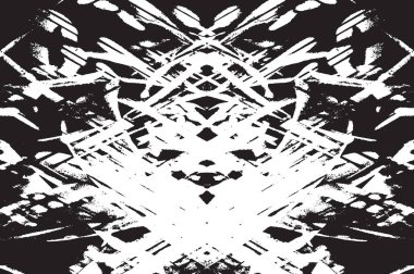 Grunge siyah ve beyaz kentsel vektör doku şablon. Karanlık dağınık toz sıkıntı arka plan kaplaması. Gürültü ve tahıl ile soyut noktalı, çizik, Vintage efekti oluşturmak kolay. Yaşlanma tasarım öğesi