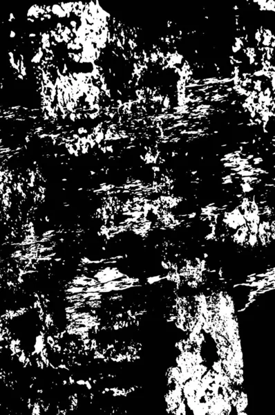 Plantilla Textura Vectorial Urbana Blanco Negro Grunge Fondo Oscuro Desordenado — Vector de stock