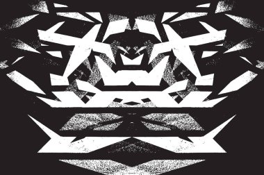 Grunge siyah ve beyaz kentsel vektör doku şablon. Karanlık dağınık toz sıkıntı arka plan kaplaması. Gürültü ve tahıl ile soyut noktalı, çizik, Vintage efekti oluşturmak kolay. Yaşlanma tasarım öğesi