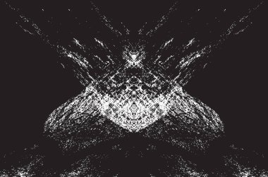 Grunge siyah ve beyaz kentsel vektör doku şablon. Karanlık dağınık toz sıkıntı arka plan kaplaması. Gürültü ve tahıl ile soyut noktalı, çizik, Vintage efekti oluşturmak kolay. Yaşlanma tasarım öğesi