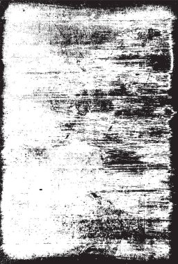 Grunge siyah ve beyaz kentsel vektör doku şablon. Karanlık dağınık toz sıkıntı arka plan kaplaması. Gürültü ve tahıl ile soyut noktalı, çizik, Vintage efekti oluşturmak kolay. Yaşlanma tasarım öğesi