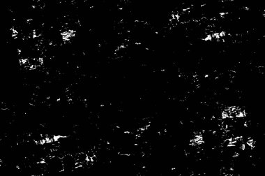 Grunge siyah ve beyaz kentsel vektör doku şablon. Karanlık dağınık toz sıkıntı arka plan kaplaması. Gürültü ve tahıl ile soyut noktalı, çizik, Vintage efekti oluşturmak kolay. Yaşlanma tasarım öğesi