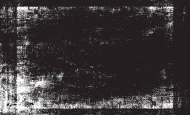 Grunge siyah ve beyaz kentsel vektör doku şablon. Karanlık dağınık toz sıkıntı arka plan kaplaması. Gürültü ve tahıl ile soyut noktalı, çizik, Vintage efekti oluşturmak kolay. Yaşlanma tasarım öğesi