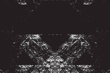 Grunge siyah ve beyaz kentsel vektör doku şablon. Karanlık dağınık toz sıkıntı arka plan kaplaması. Gürültü ve tahıl ile soyut noktalı, çizik, Vintage efekti oluşturmak kolay. Yaşlanma tasarım öğesi