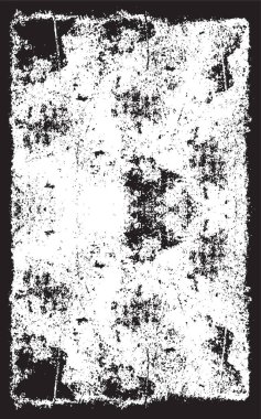 Grunge siyah ve beyaz kentsel vektör doku şablon. Karanlık dağınık toz sıkıntı arka plan kaplaması. Gürültü ve tahıl ile soyut noktalı, çizik, Vintage efekti oluşturmak kolay. Yaşlanma tasarım öğesi