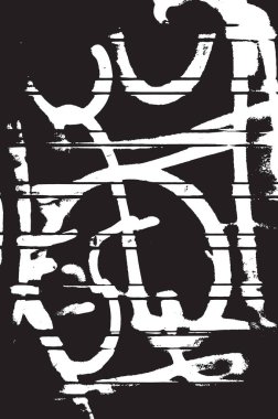 Grunge siyah ve beyaz kentsel vektör doku şablon. Karanlık dağınık toz sıkıntı arka plan kaplaması. Gürültü ve tahıl ile soyut noktalı, çizik, Vintage efekti oluşturmak kolay. Yaşlanma tasarım öğesi