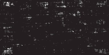 Grunge siyah ve beyaz kentsel vektör doku şablon. Karanlık dağınık toz sıkıntı arka plan kaplaması. Gürültü ve tahıl ile soyut noktalı, çizik, Vintage efekti oluşturmak kolay. Yaşlanma tasarım öğesi